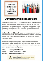 Optimising Middle Leadership