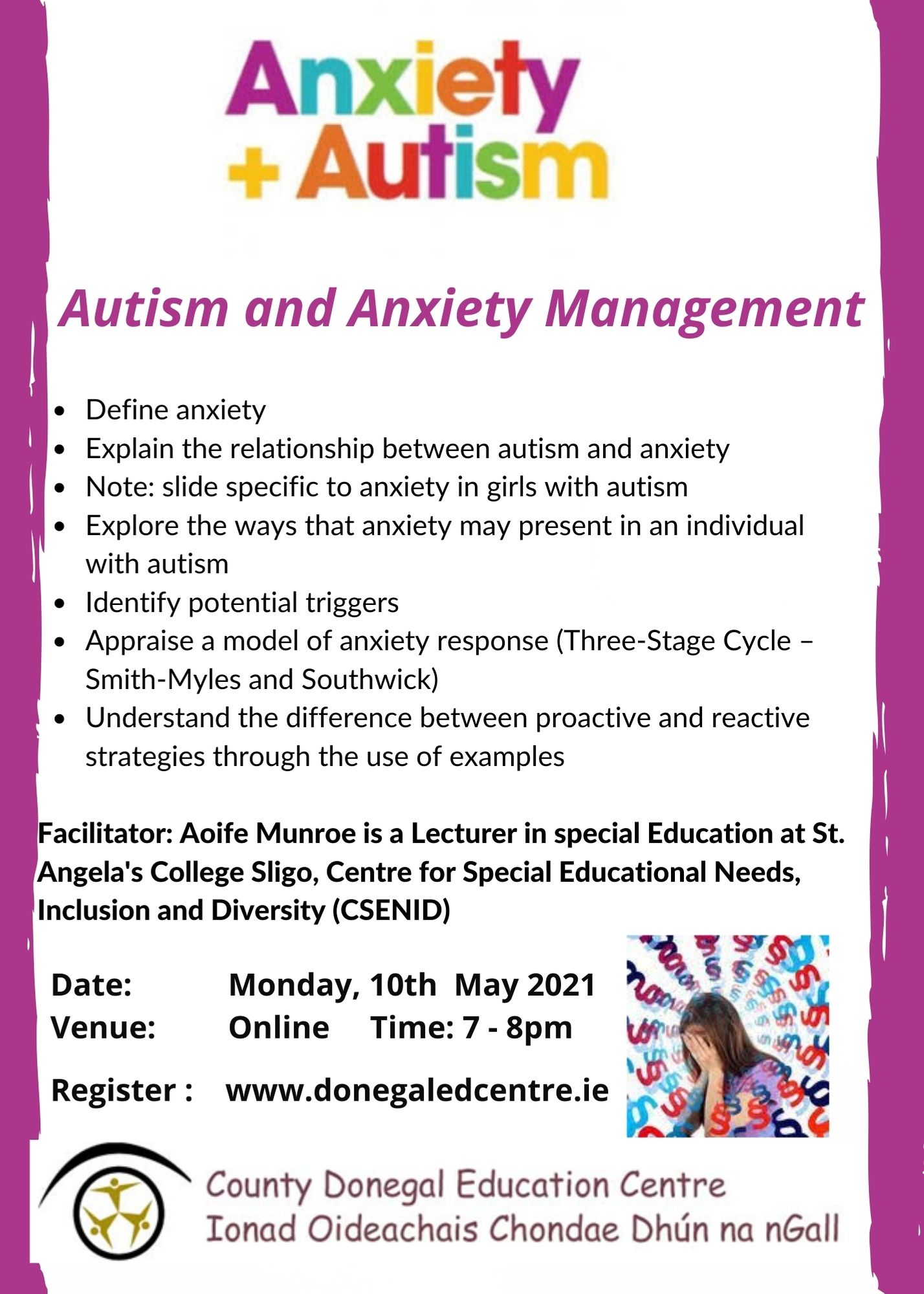 Autism and Anxiety ManagementPost Primary