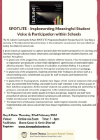 SPOTLITE - Implementing Meaningful Student Voice & Participation within Schools 