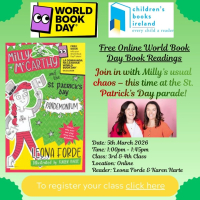 World Book Day Read Along & Discussion - Milly McCarthy and the St Patrick's Day Pandemonium with Leona Forde and Karen Harte (3rd & 4th Classes)