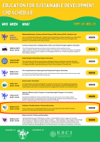 Education for Sustainable Development - Pollinator Friendly Schools. Primary & Secondary