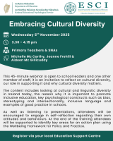 Embracing Cultural Diversity Webinar