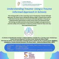 Understanding Trauma - Using a Trauma Informed Approach in Schools