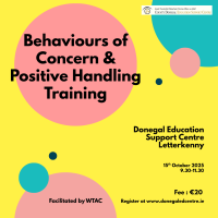 Behaviours of Concern and Positive Handling Training - Face to Face