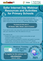 Safer Internet Day Webinar - AI Aware: Safe, Smart and in Control (Primary)