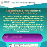Supporting the Transition from Primary to Post Primary - NCSE