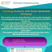 Teaching Students with Down Syndrome (Primary) - NCSE