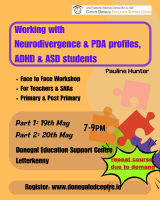 Working with Neurodivergence & PDA profiles, ADHD & ASD students